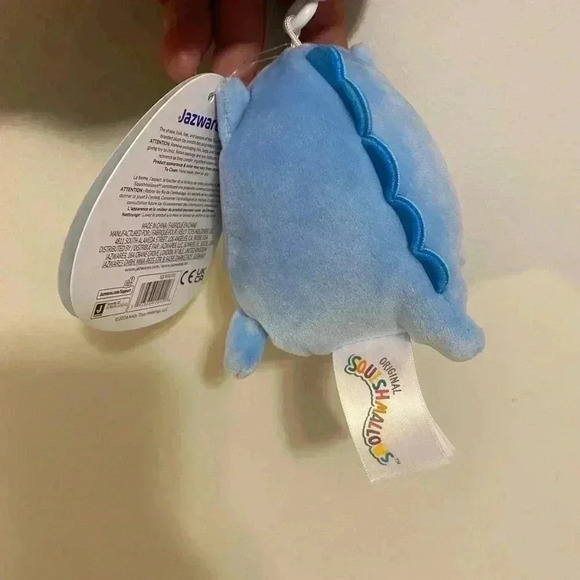 NWT Squishmallow Lune the Lochness Backpack Clip Charm 3" - Picture 3 of 3